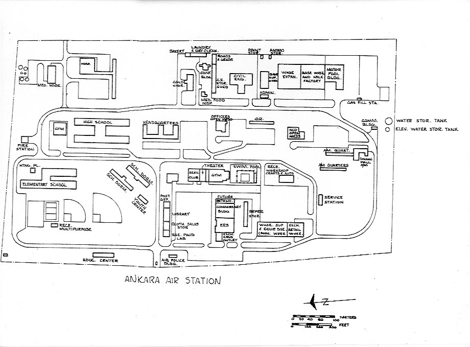 Drawing of Ankara Air Station 1966