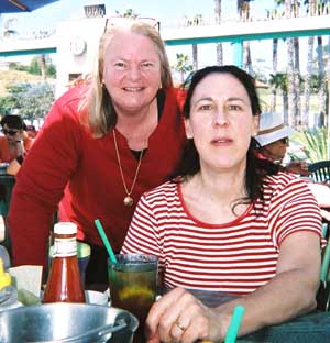 Jpeg of Julie and Anita, 4/1/2005
