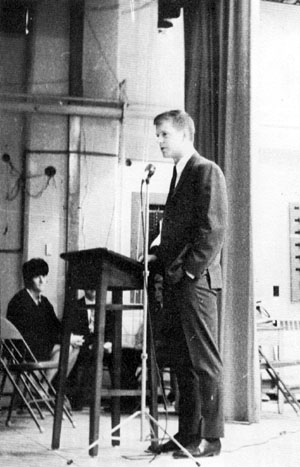 Barker speaks